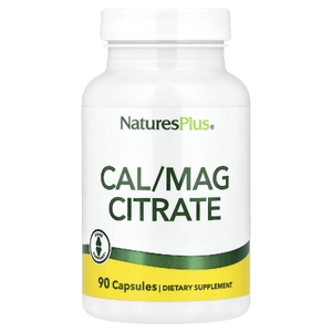 NaturesPlus, цитрат кальция и магния, 90 капсул