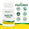 NaturesPlus, ниацин, 100 мг, 90 таблеток