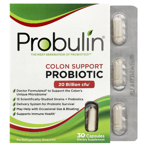 Probulin, Пробиотик для поддержки толстой кишки, 30 капсул