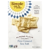 Simple Mills, крекеры из миндальной муки, с морской солью мелкого помола, 120 г (4,25 унции)