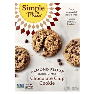 Simple Mills, Смесь для выпечки с миндальной мукой, шоколадное печенье, 265 г (9,4 унции)
