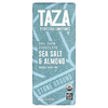 Taza Chocolate, 80% темный шоколад, морская соль и миндаль, 70 г (2,5 унции)