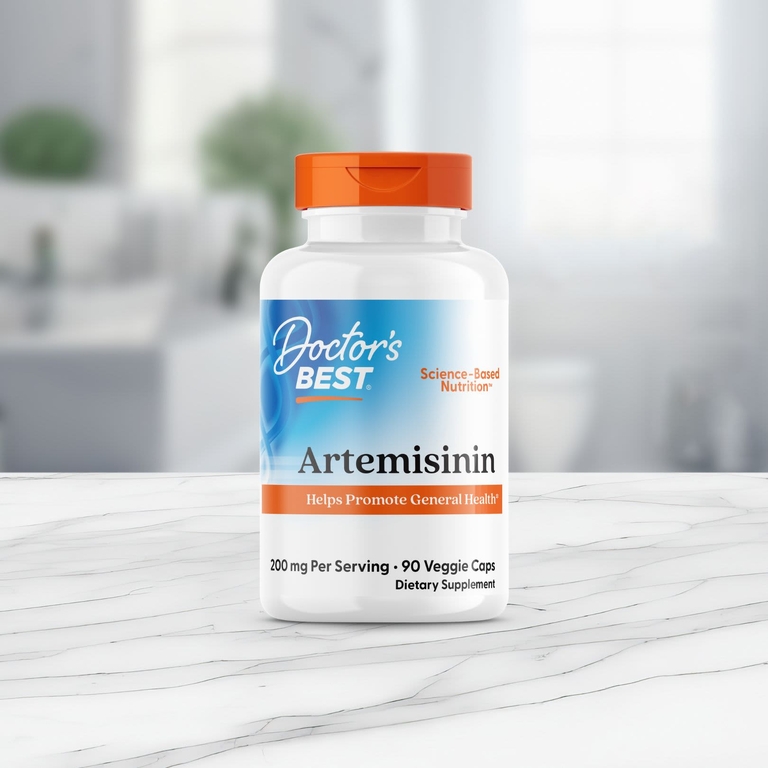 Doctor's Best, артемизинин, 90 растительных капсул (100 мг в капсуле)