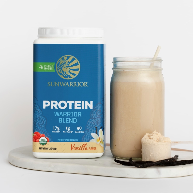 Sunwarrior, протеин, со вкусом ванили, 750 г (1,65 фунта)