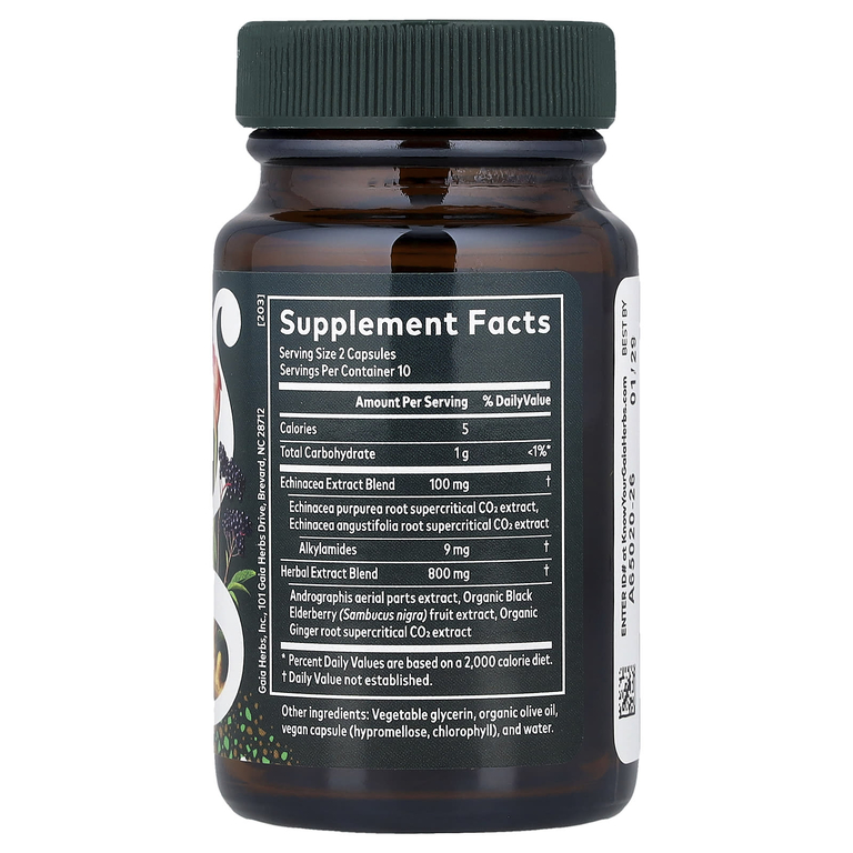 Gaia Herbs, Quick Defense®, 20 Liquid Phyto-Caps®