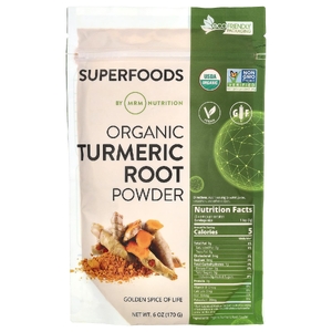 MRM Nutrition, органический порошок из корня куркумы, 170 г (6 унций)