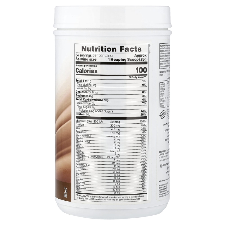 NaturesPlus, протеиновый порошок, со вкусом шоколада, 952 г (2,1 фунта)