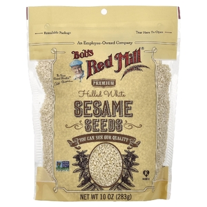 Bob's Red Mill, Лушеные семена белого кунжута, 10 унций (283 г)