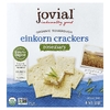 Jovial, Органические крекеры на закваске, с розмарином, 128 г (4,5 унции)