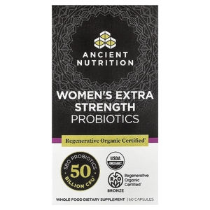 Ancient Nutrition, пробиотики для женщин, 60 капсул