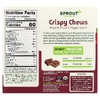 Sprout Organics, органический снек из фруктов и овощей, для детей от 12 месяцев, яблоко, ягоды и свекла, 5 пакетиков по 18 г (0,63 унции)