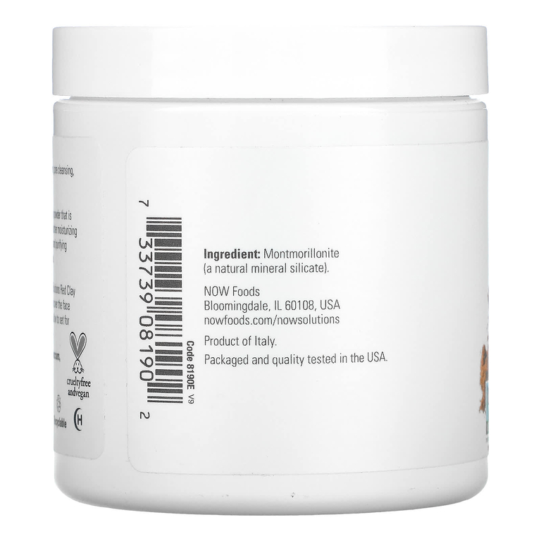 NOW Foods, средиземноморская красная глина в порошке, 170 г (6 унций)
