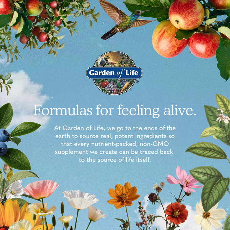 Garden of Life, Комплекс пищеварительных ферментов, 180 вегетарианских капсул