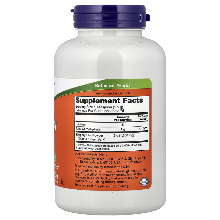 NOW Foods, красный вяз, порошок, 113 г (4 унции)