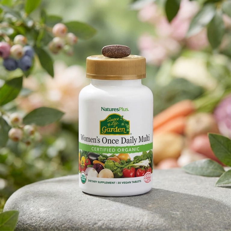 NaturesPlus, мультивитамины для женщин, одна таблетка в день, 30 веганских таблеток