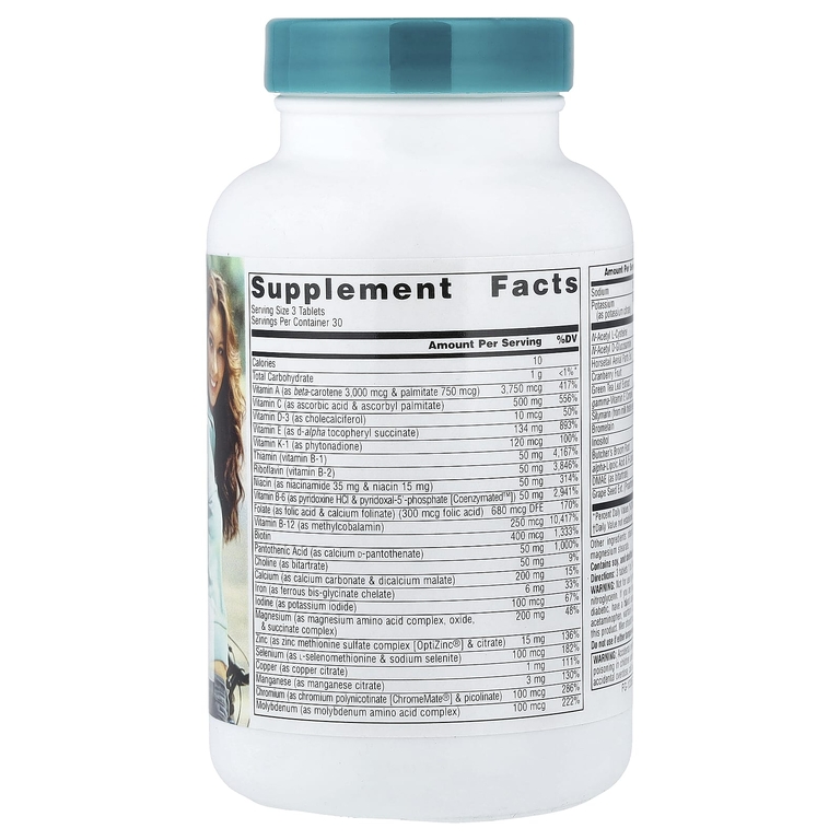 Source Naturals, мультивитаминная добавка для женщин, 90 таблеток