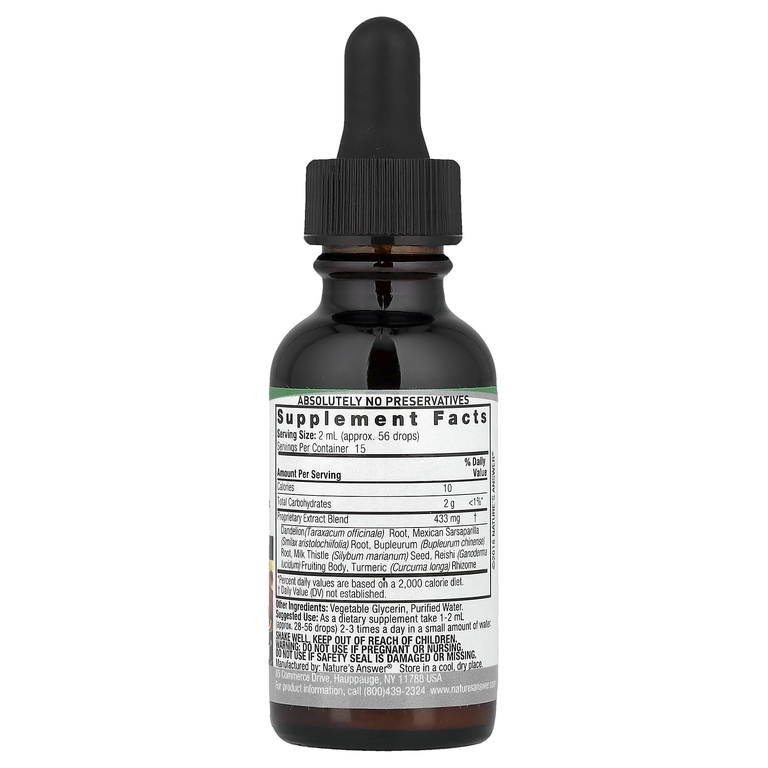 Nature's Answer, Liver Tone, без спирта, 30 мл (1 жидк. унция) (Товар снят с продажи) 