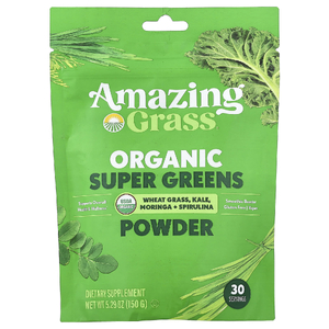 Amazing Grass, порошок из органической суперзелени, 150 г