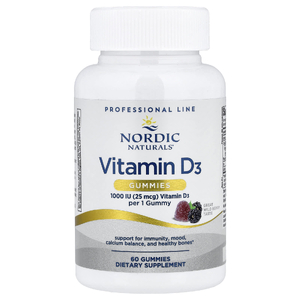 Nordic Naturals, жевательный витамин D3, со вкусом лесных ягод, 60 жевательных таблеток