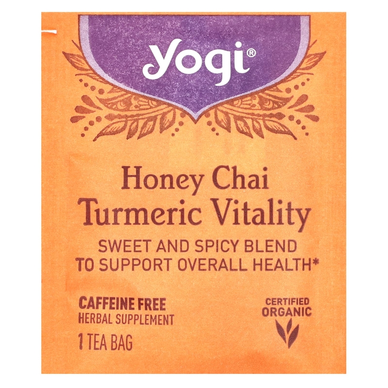 Yogi Tea, чай с куркумой, 16 чайных пакетиков, 32 г (1,12 унции)
