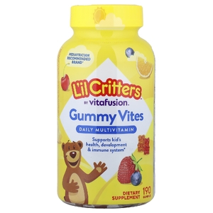 L'il Critters, ежедневные мультивитамины для детей, 190 жевательных мармеладок