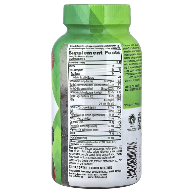 VitaFusion, Мультивитамины для мужчин, ягодные, 150 жевательных таблеток