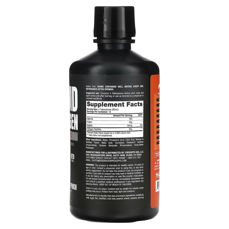 ProSupps, аминокислоты + пептиды коллагена, со вкусом цитрусового пунша, 960 мл (32 жидк. унции)
