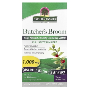 Nature's Answer, иглица колючая, 90 вегетарианских капсул (500 мг в 1 капсуле)