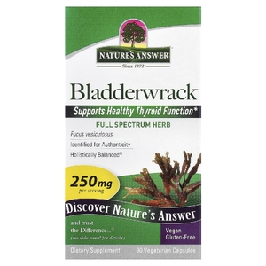Nature's Answer, ламинария, 250 мг, 90 вегетарианских капсул (Товар снят с продажи) 