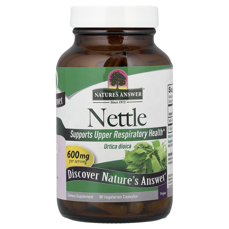 Nature's Answer, крапива, 90 вегетарианских капсул (300 мг в 1 капсуле) (Товар снят с продажи) 