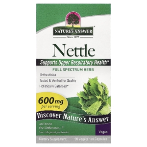 Nature's Answer, крапива, 90 вегетарианских капсул (300 мг в 1 капсуле) (Товар снят с продажи) 