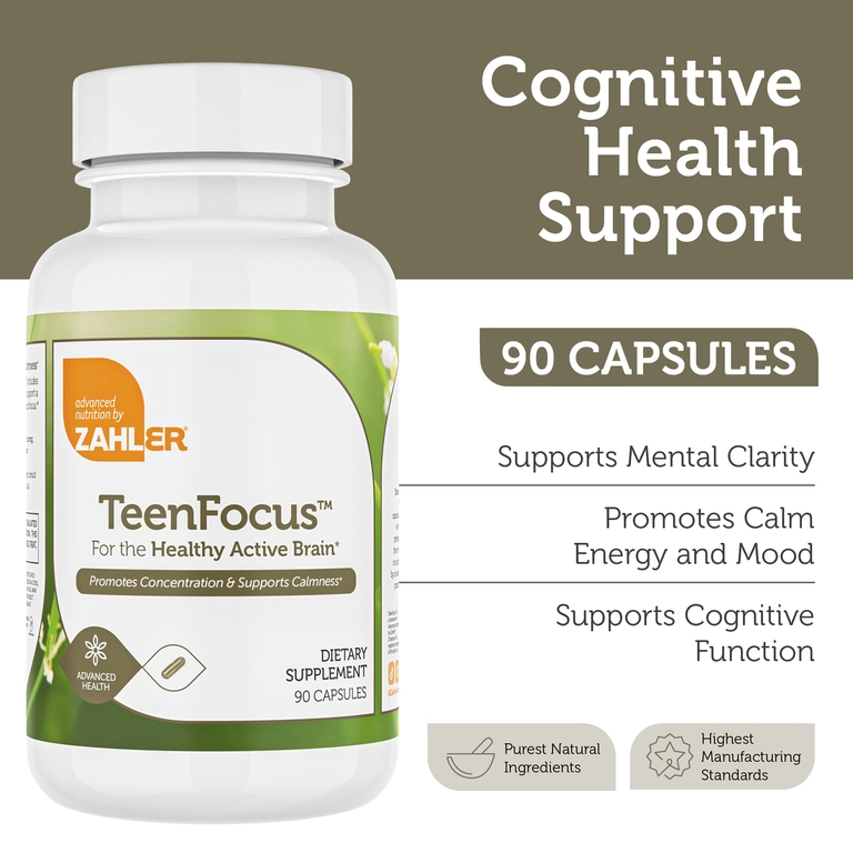 Zahler, TeenFocus™, 90 капсул