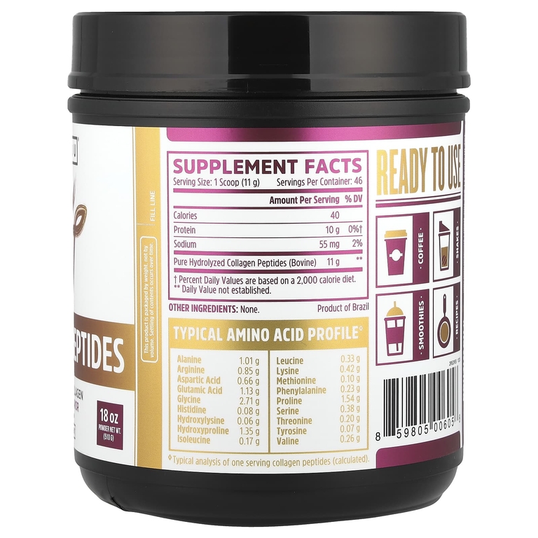 Zhou Nutrition, пептиды коллагена, 510 г (18 унций)