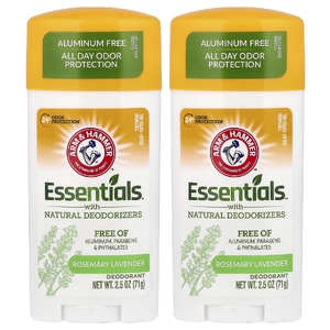 Arm & Hammer, дезодорант, розмарин и лаванда, 2 шт. в упаковке, 71 г (2,5 унции)