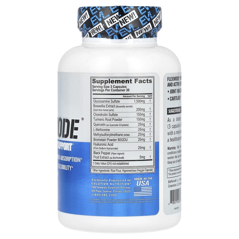 EVLution Nutrition, добавка для поддержки суставов, 90 растительных капсул