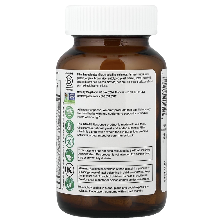 Innate Response Formulas, мультивитамины до и во время беременности, 60 таблеток