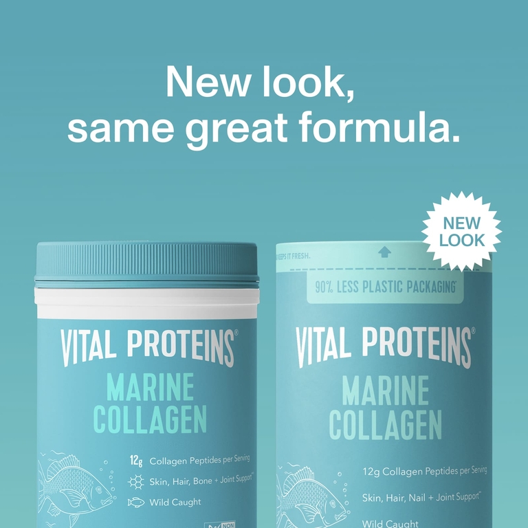 Vital Proteins, морской коллаген, без добавок, 221 г (7,8 унции)