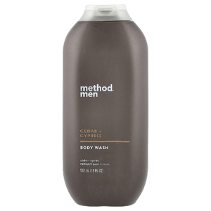 Method, Для мужчин, гель для душа, кедр и кипарис, 532 мл (18 жидк. унц.)