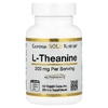 California Gold Nutrition, L-теанин, 200 мг, 60 растительных капсул