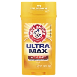 Arm & Hammer, твердый дезодорант-антиперспирант для мужчин, аромат «Активный спорт», 73 г (2,6 унции)