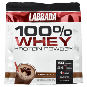Labrada Nutrition, 100% порошок из сывороточного протеина, со вкусом шоколада, 1875 г (4,13 фунта)