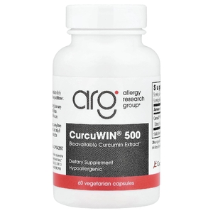 Allergy Research Group, Экстракт корня куркумы, 60 вегетарианских капсул (500 мг в 1 капсуле)