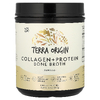 Terra Origin, Костный бульон с коллагеном и белком, ваниль, 466 г (16,43 унции)