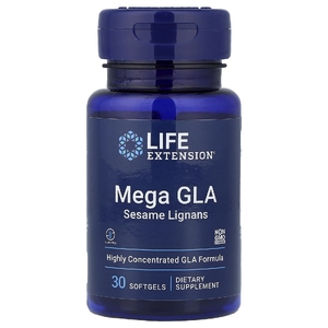 Life Extension, добавка с Гамма-линоленовой кислотой и кунжутными лигнанами, 30 желатиновых капсул