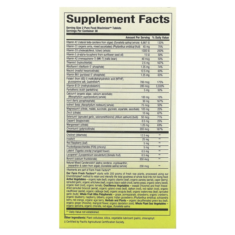 Natural Factors, мультивитамины и минералы для женщин, 60 таблеток