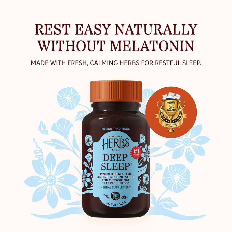 Herbs Etc., Deep Sleep®, 60 капсул (400 мг в каждой)
