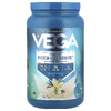 Vega, Растительный протеин + зелень, со вкусом ванили, 760 г (1 фунт 10,8 унции)