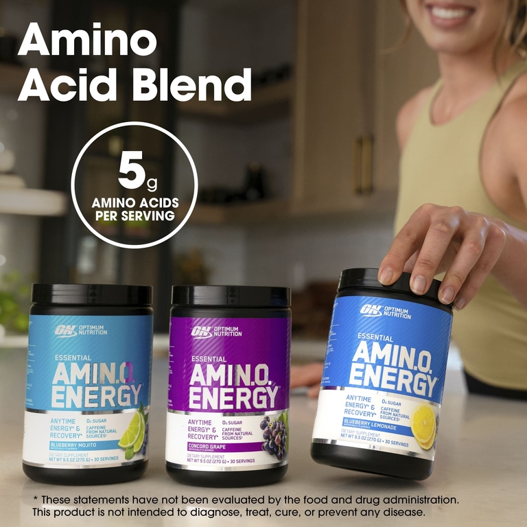 Optimum Nutrition, аминокислоты и электролиты, сочная клубника, 270 г (9,5 унции)