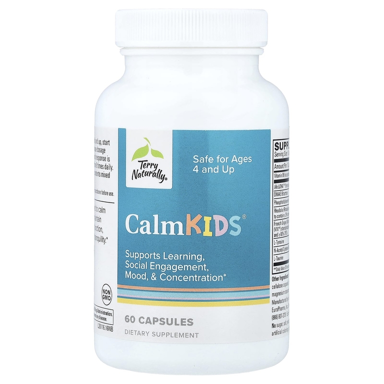 Terry Naturally, Calm Kids® от 4 лет, 60 капсул