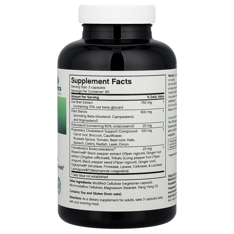 Futurebiotics, Cholesterol Balance, 180 вегетарианских капсул